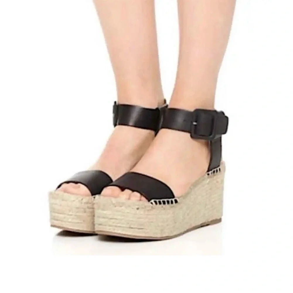 Vince Abby Leather Espadrille Sandal